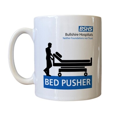 Personalised 'Bed Pusher' Drinking Vessel