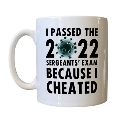 Sergeants' Exam 2022 Drinking Vessel