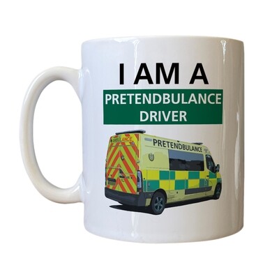 Personalised 'Pretendbulance Driver' Drinking Vessel