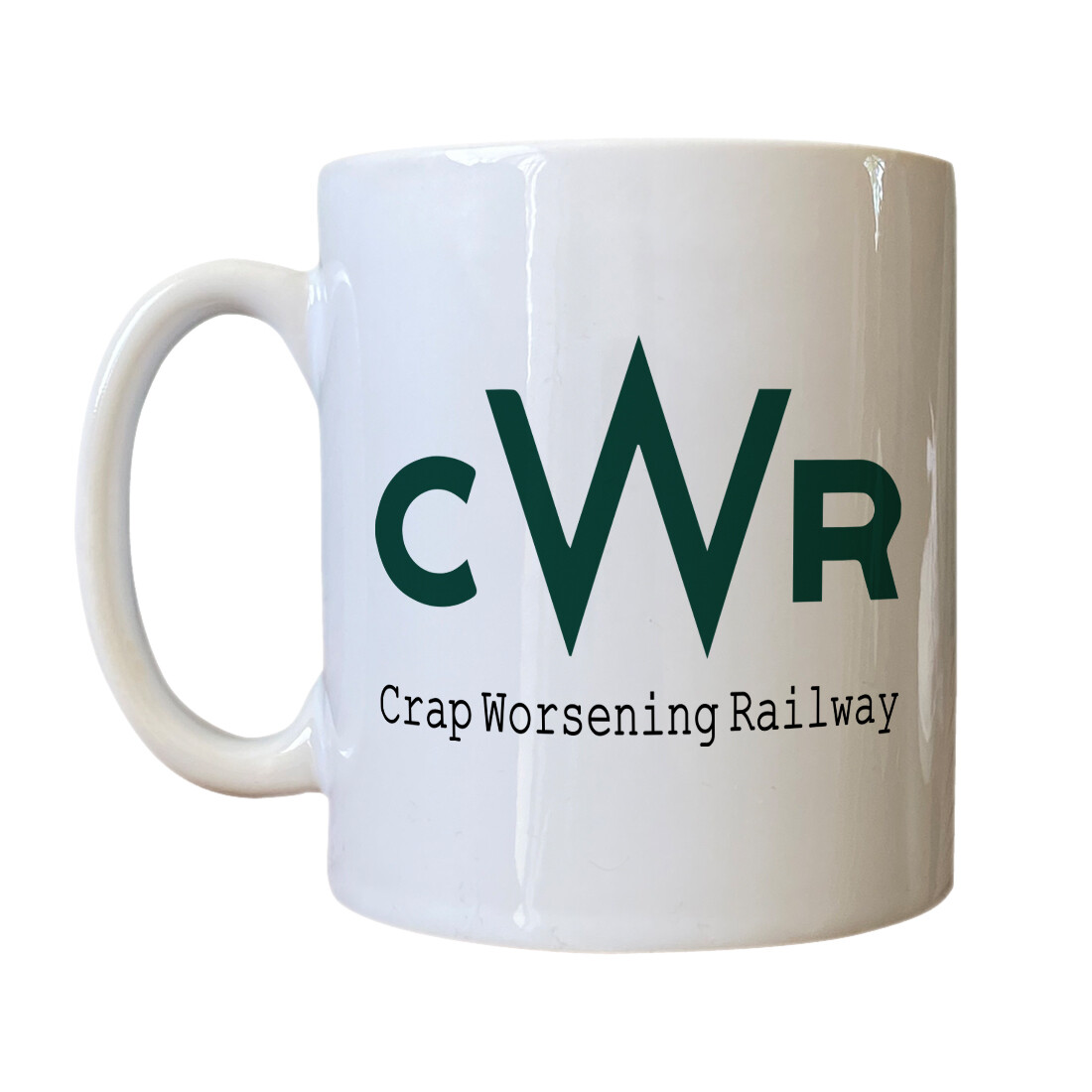 Personalised 'Crap Worsening Railway' Drinking Vessel