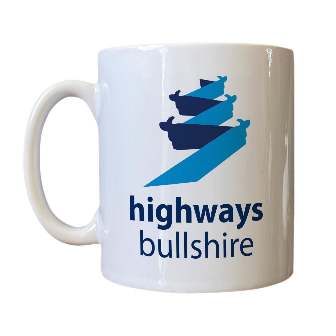 Personalised 'Highways Bullshire' Drinking Vessel