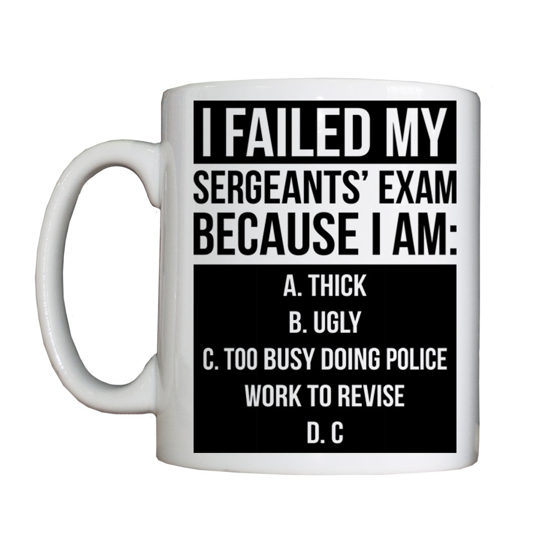 Personalised 'Exam Failure' Drinking Vessel (Mug)