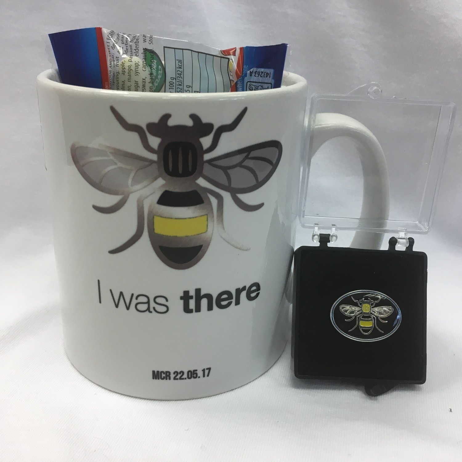 Personalised 'I Was There: Yellow/Black' Drinking Vessel (Mug)
