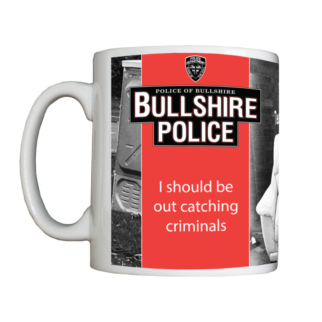 Personalised 'Bullshire Police' Flagship Mug/Cup