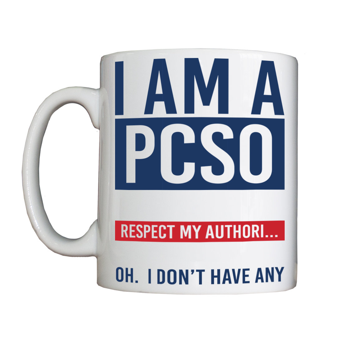 Personalised 'I am a PCSO' Drinking Vessel (Mug)