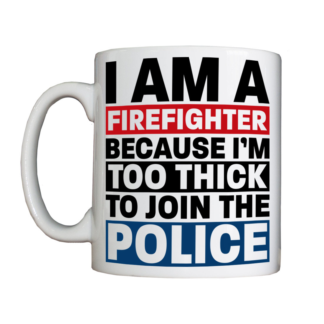 Personalised 'I am a FireFighter' Drinking Vessel (Mug)