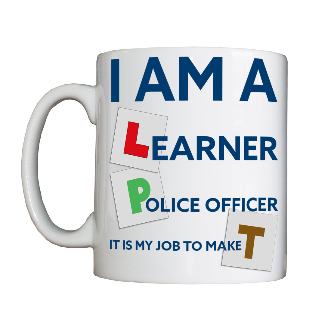 Personalised 'Learner Police Officer' Mug
