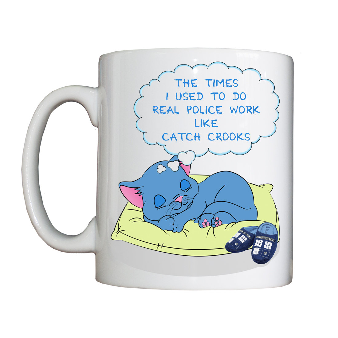 Personalised 'Station Cat' Mug