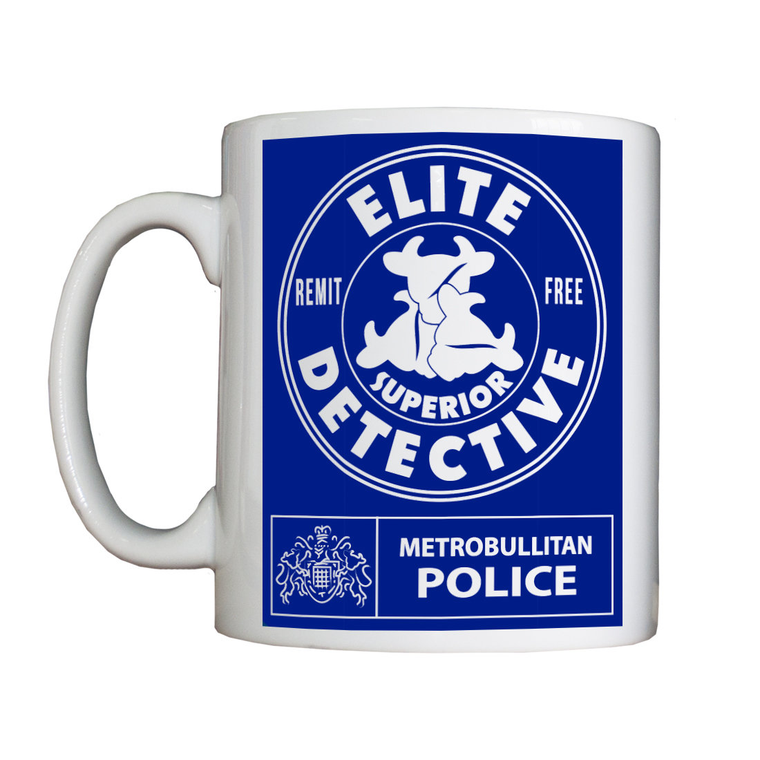 Personalised 'MetroBullitan Elite Detective' Mug