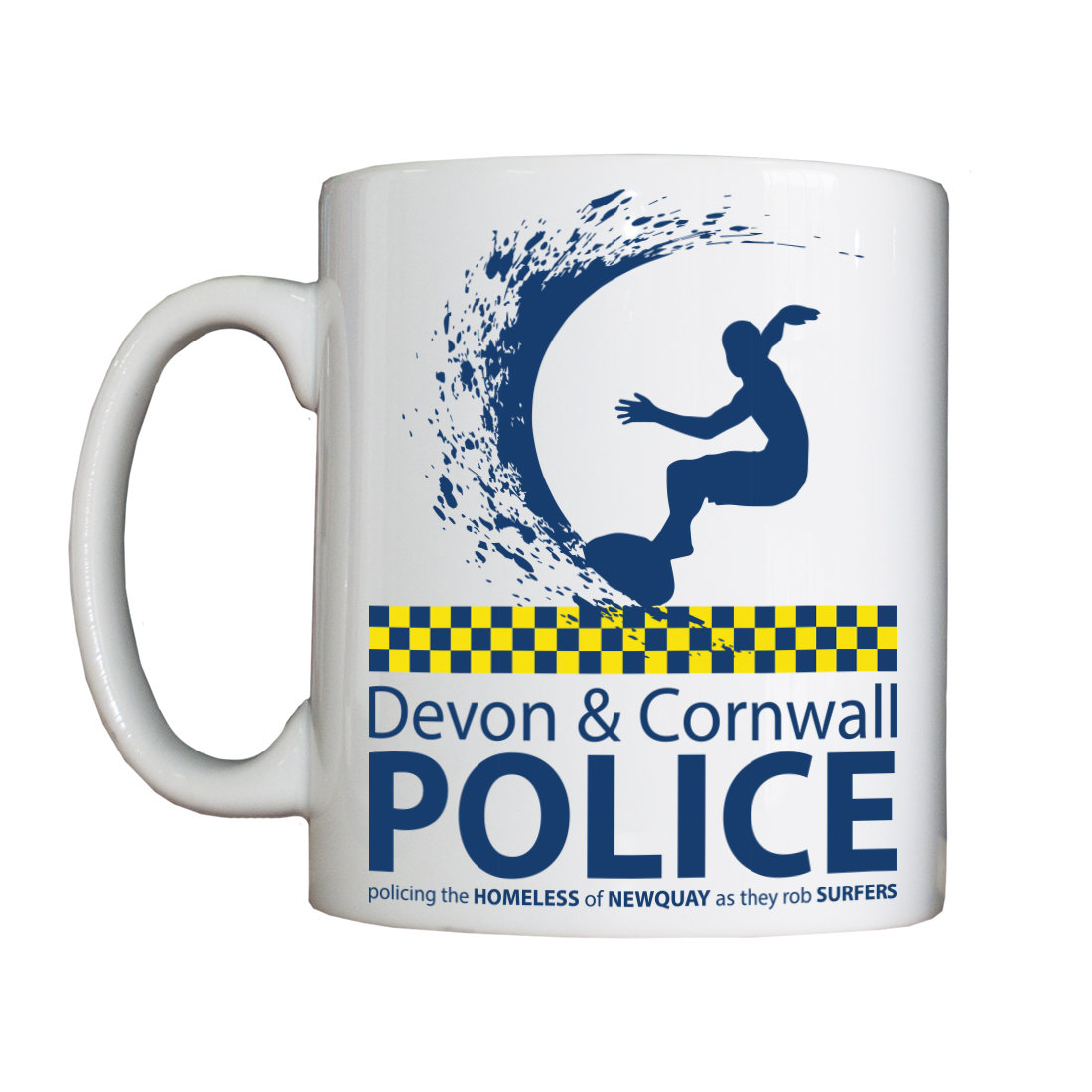 Personalised 'Devon and Cornwall' Mug