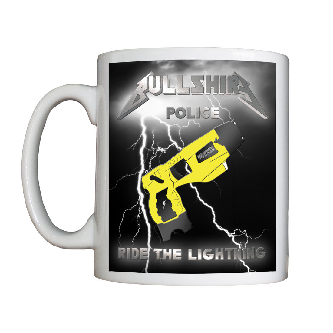 Personalised 'Ride the Lightning' Mug Bzzz