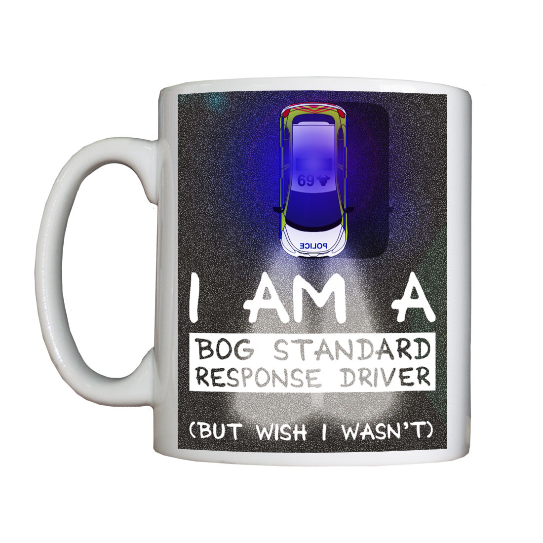 Personalised 'Bog Standard Response Driver' Mug