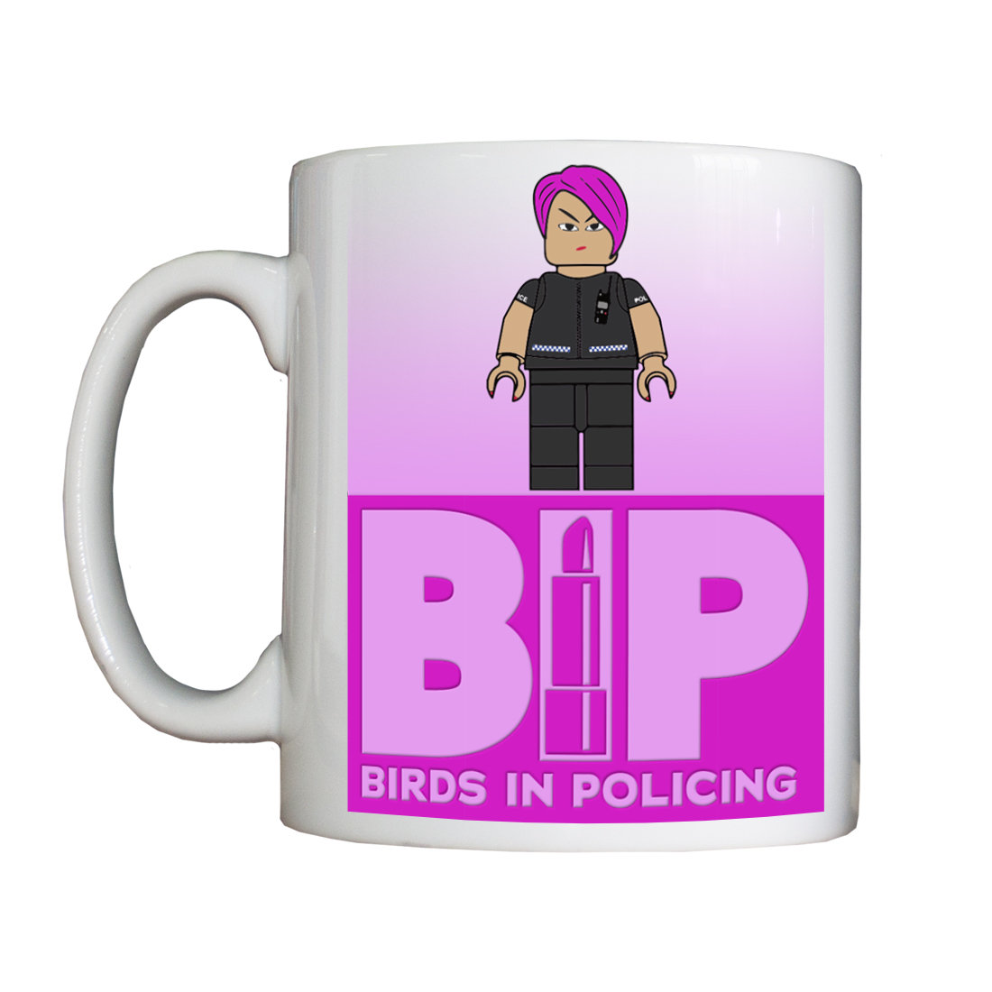 Personalised 'Birds in Policing' Drinking Vessel