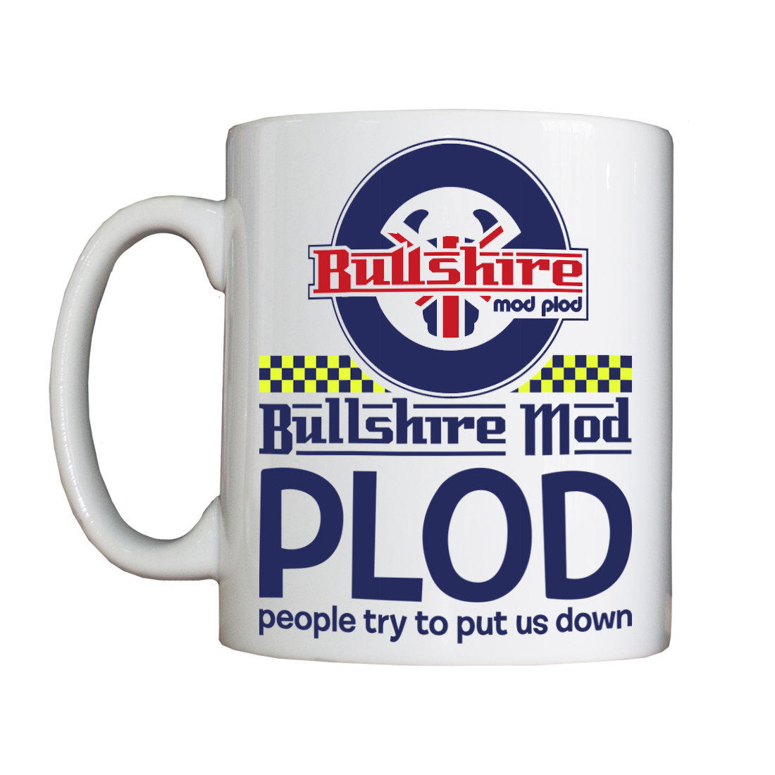 Personalised 'Bullshire Mod Plod' Drinking Vessel
