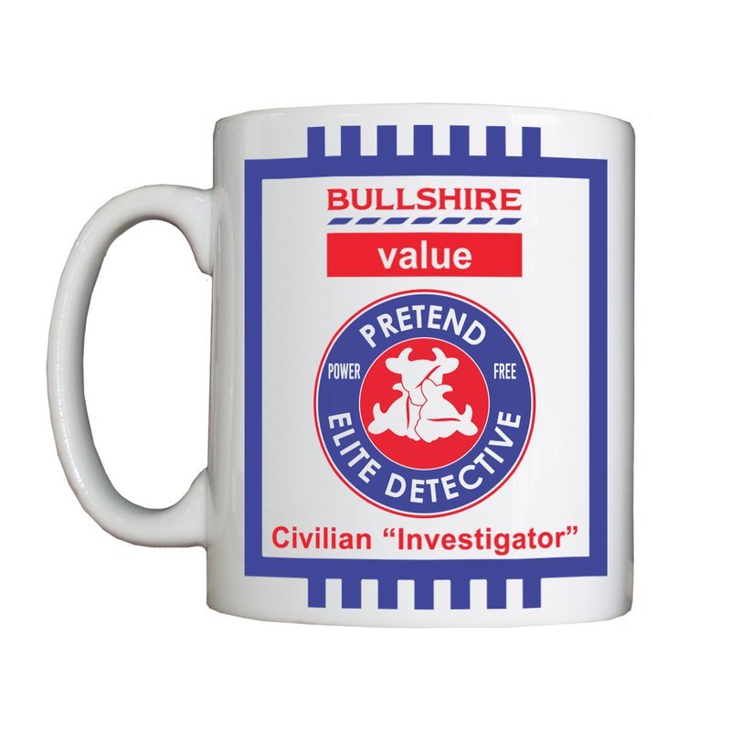 Personalised 'Pretend Elite Detective' Drinking Vessel