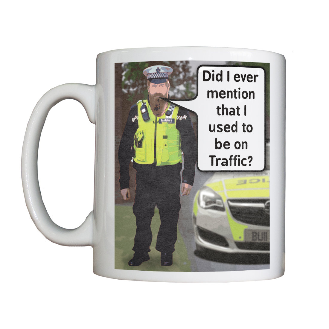 Personalised 'I Used to be on Traffic' Drinking Vessel