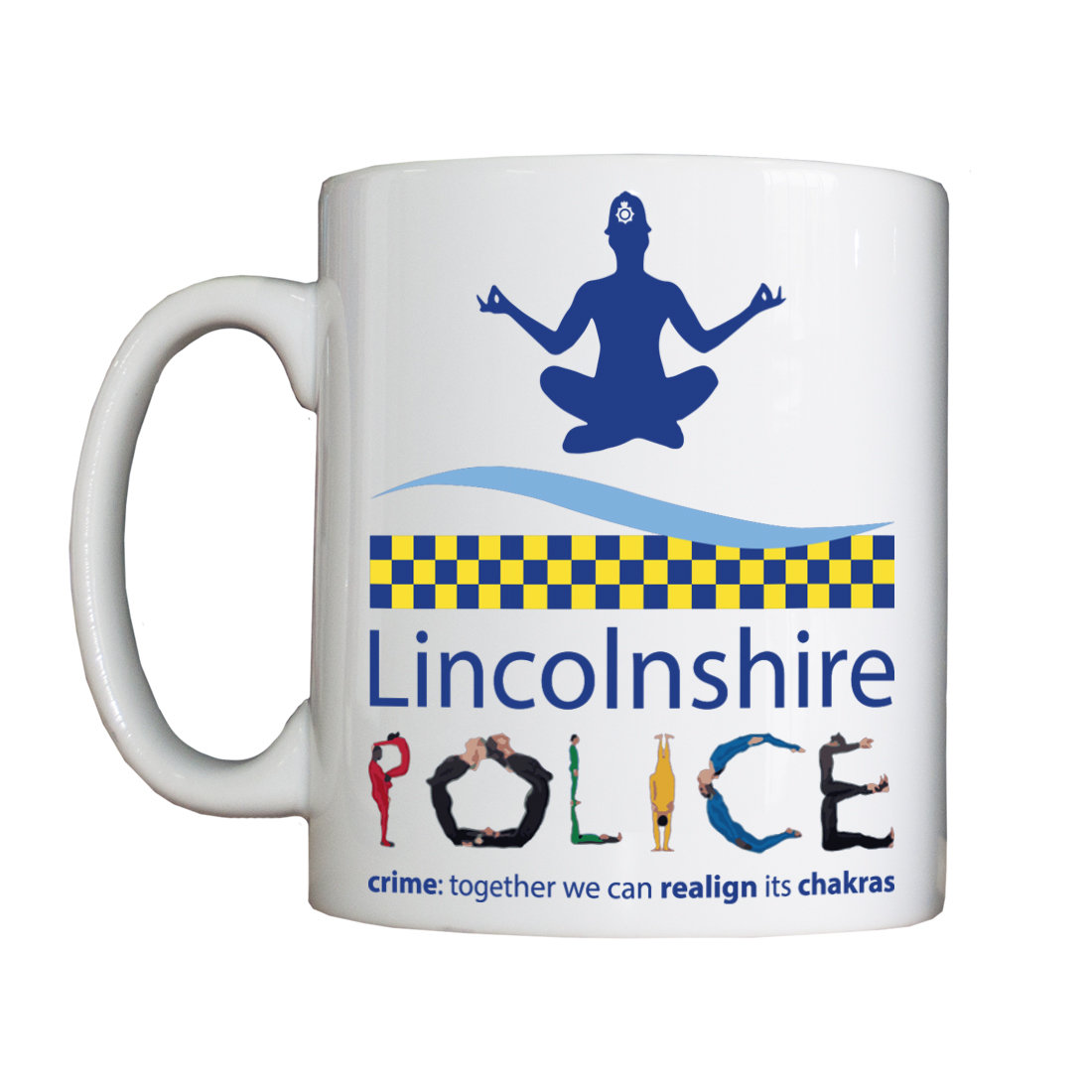 Personalised 'Lincolnshire Yoga' Drinking Vessel