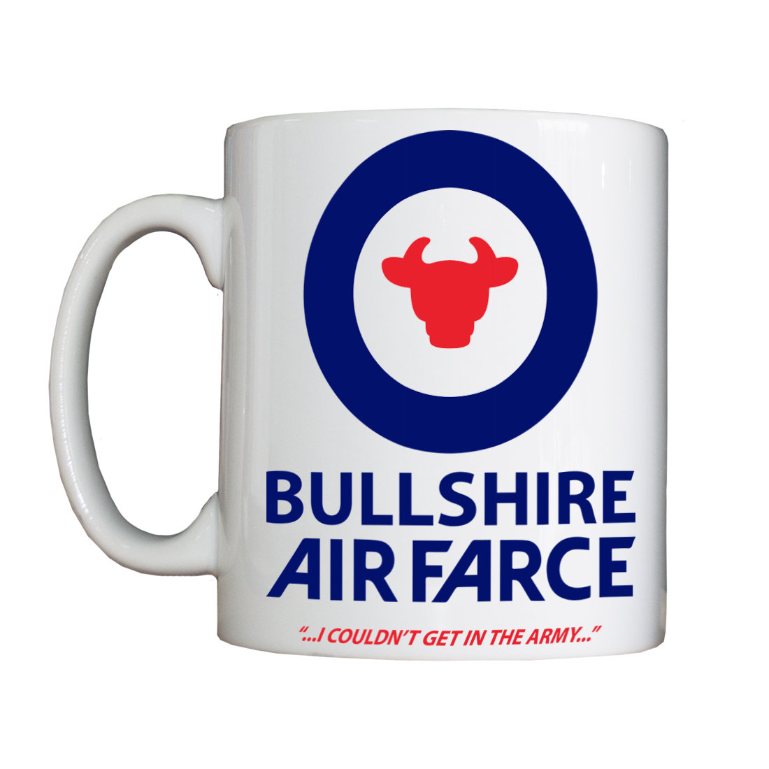 Personalised 'Bullshire Air Farce' Drinking Vessel