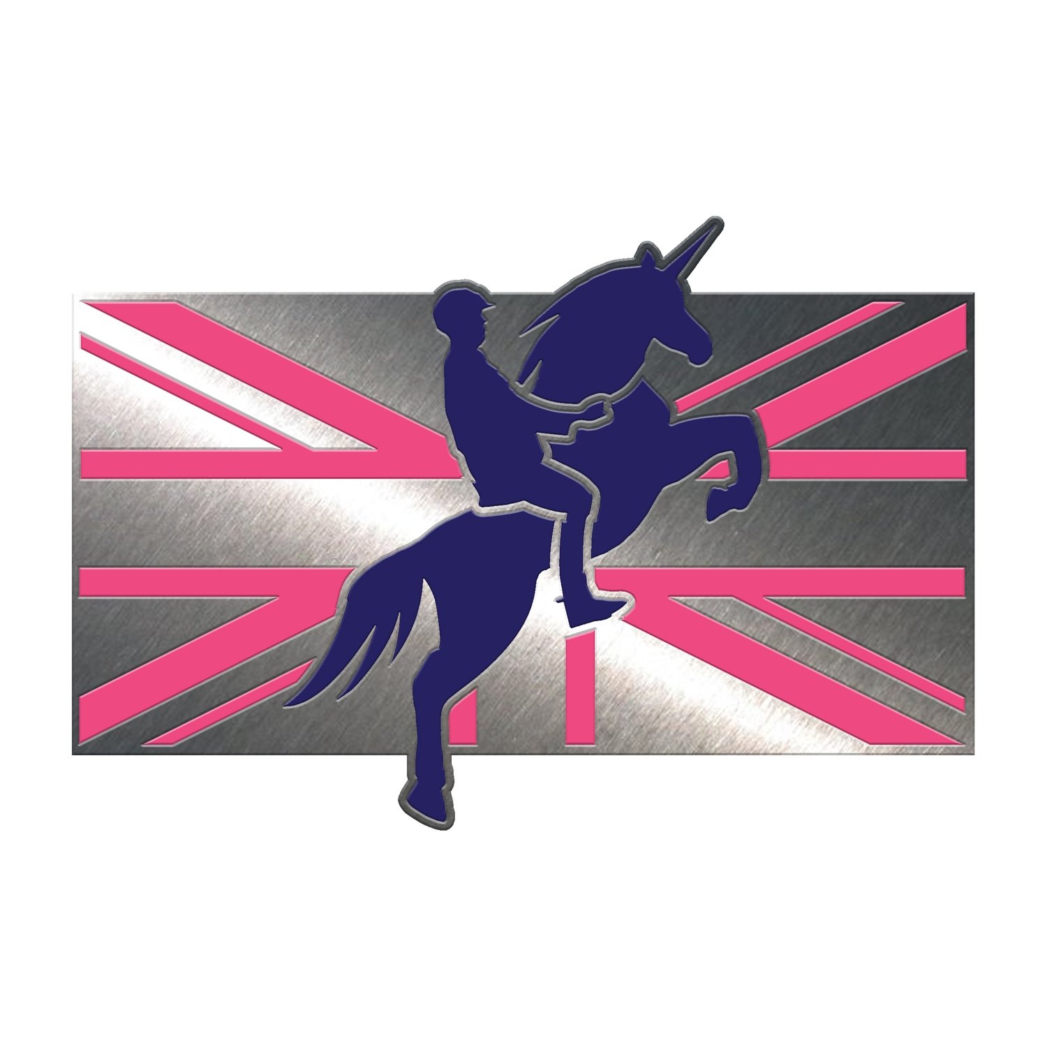 'Mounted Unicorn Division' Pin Badge