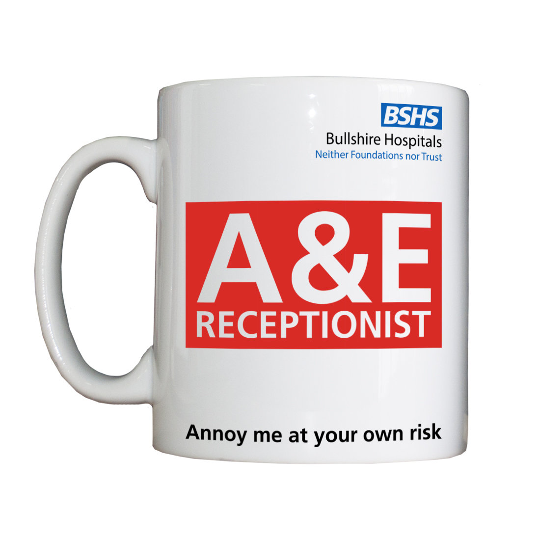 Personalised 'A&E Receptionist' Drinking Vessel