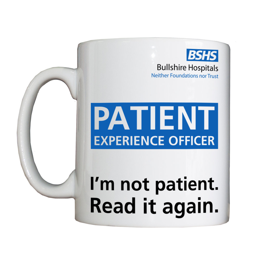 Personalised 'Patient Experience Officer' Drinking Vessel