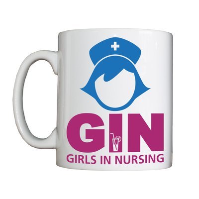 Personalised 'Girls in Nursing' Drinking Vessel