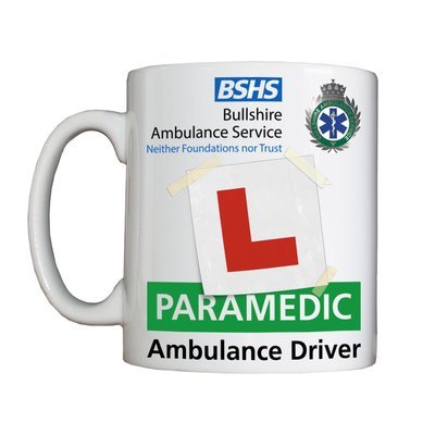 Personalised 'Learner Paramedic' Drinking Vessel