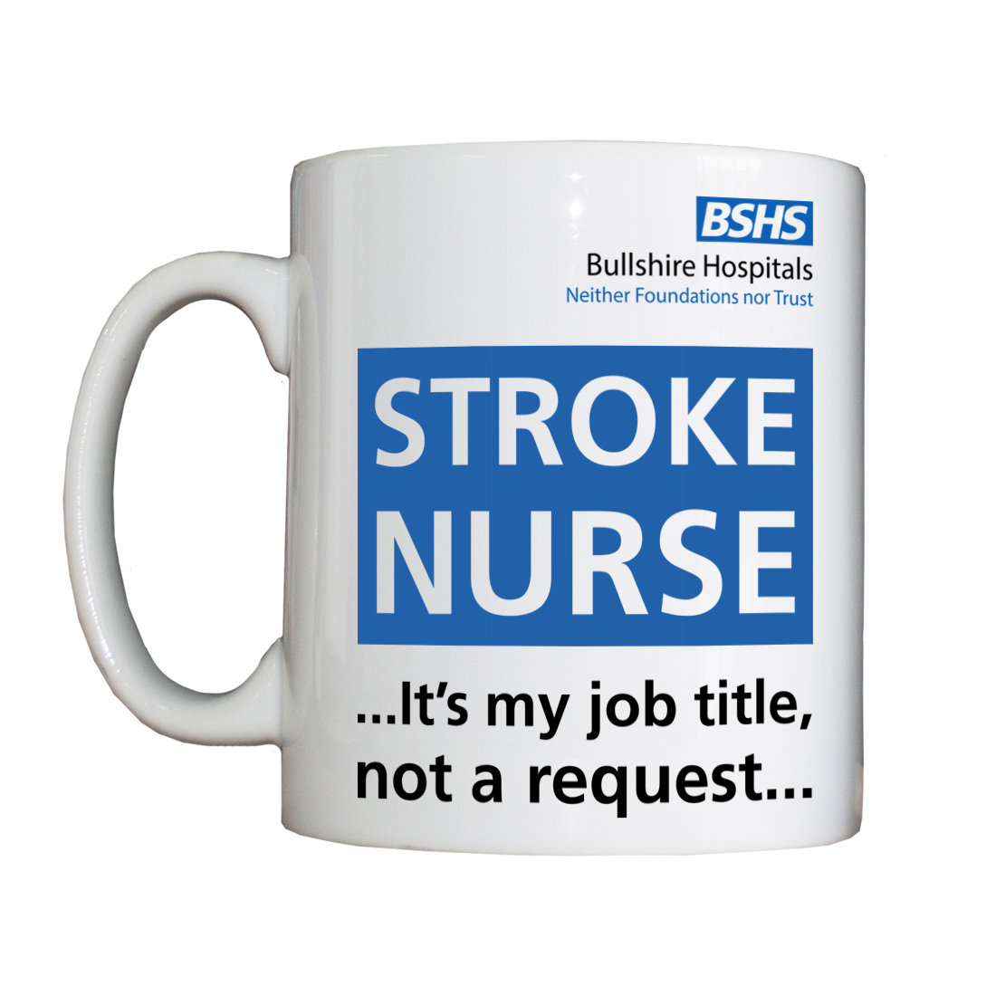 Personalised 'Stroke Nurse' Drinking Vessel