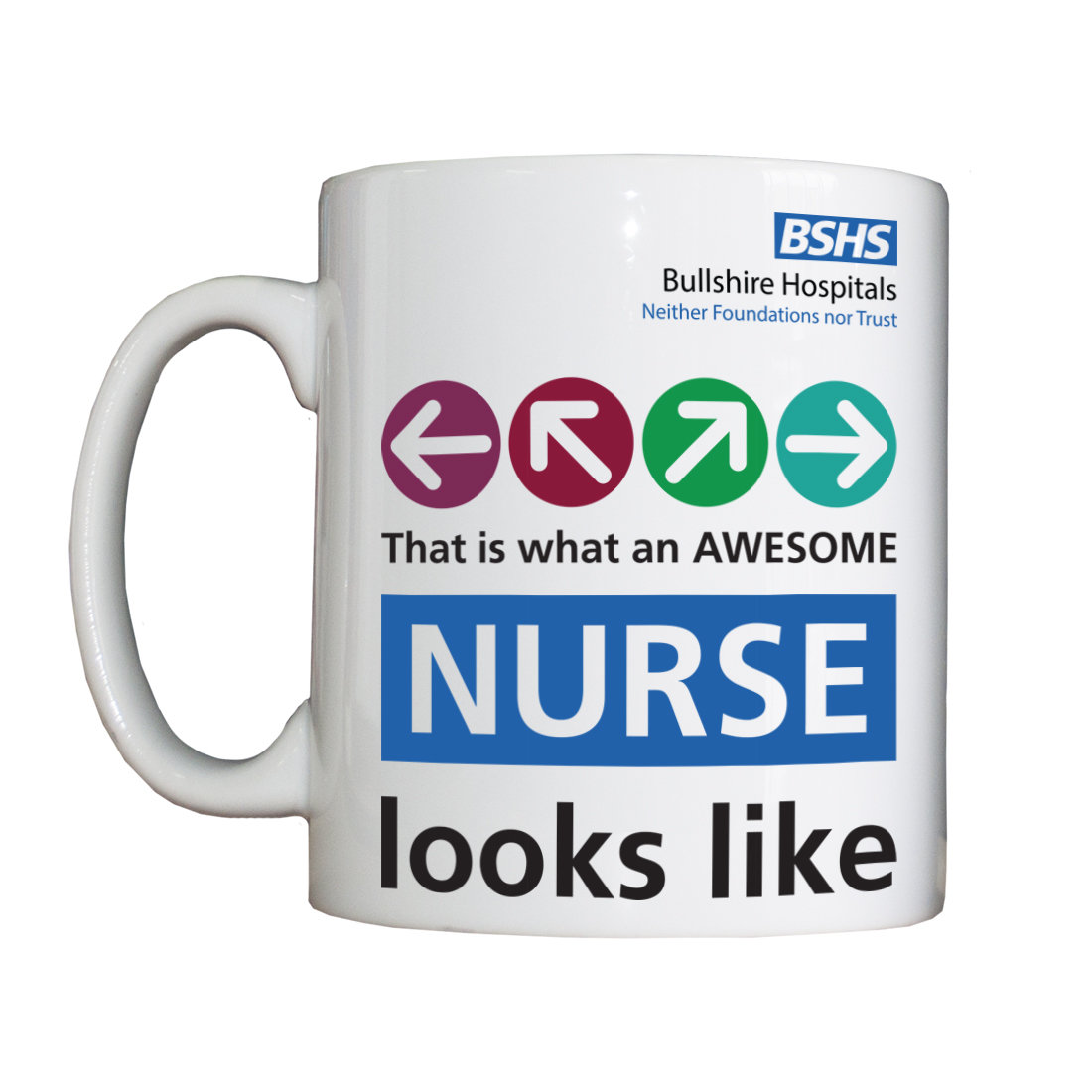 Personalised 'Awesome Nurse' Drinking Vessel