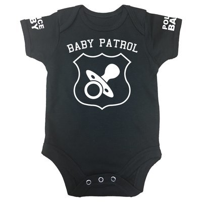 'Baby Patrol' Baby Grow