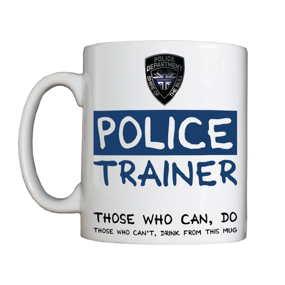 Personalised 'Police Trainer' Drinking Vessel