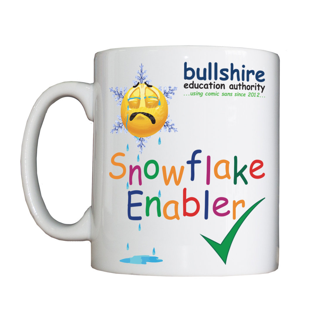 Personalised 'Snowflake Enabler' Drinking Vessel