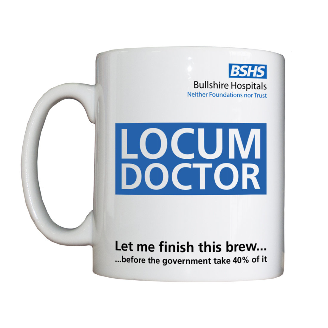 Personalised 'Locum Doctor' Drinking Vessel