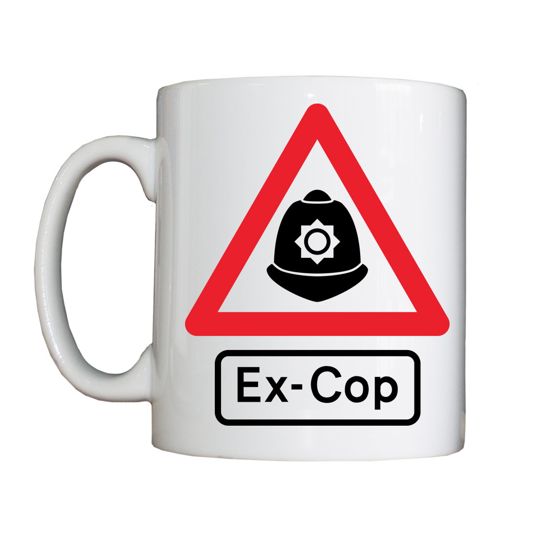 Personalised 'WARNING: Ex-Cop' Drinking Vessel
