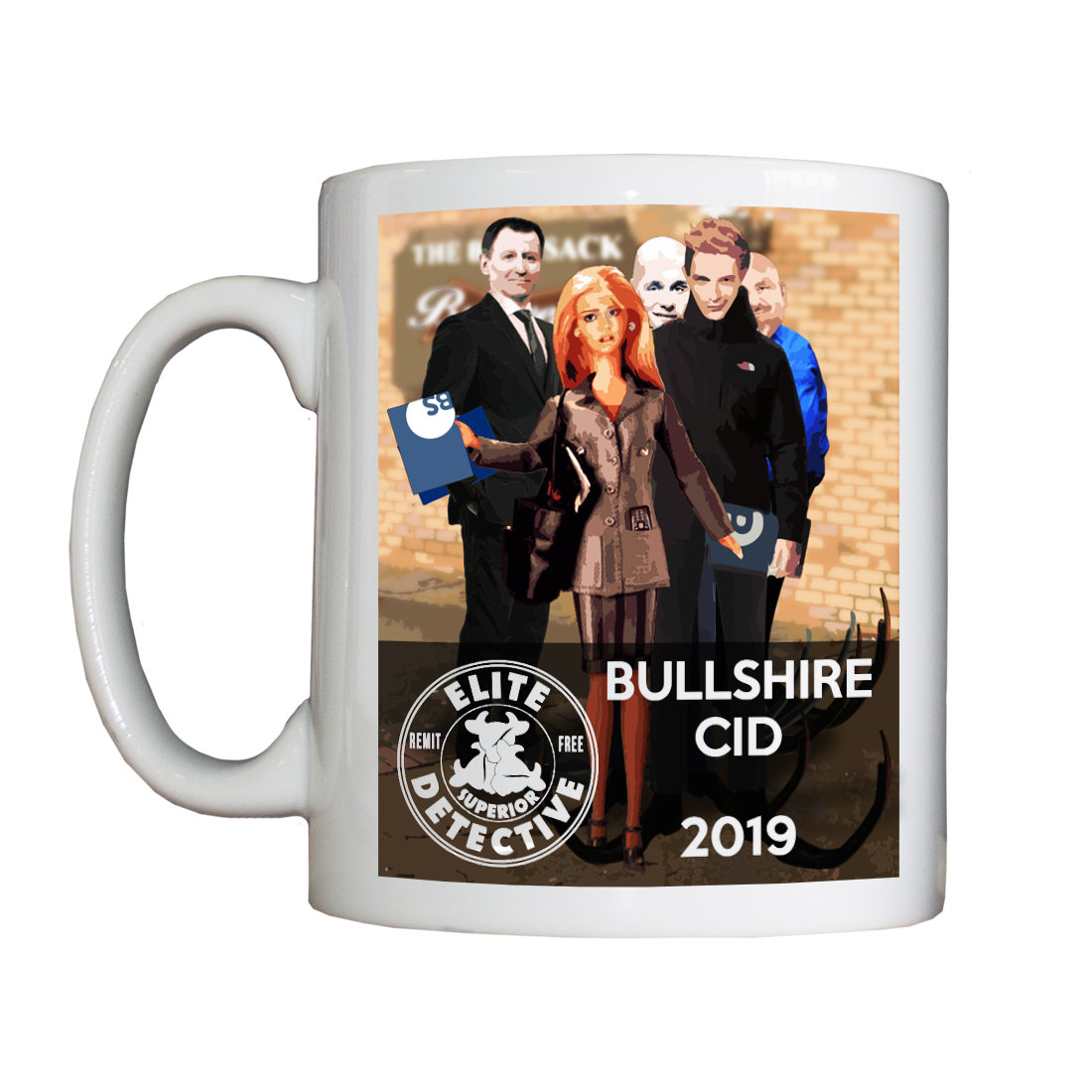 Personalised 'Bullshire CID 2019' Drinking Vessel