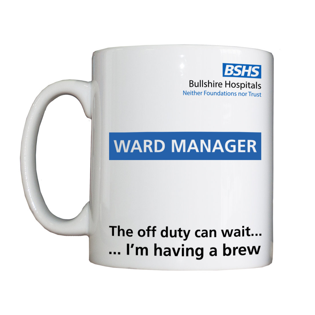 Personalised 'Ward Manager' Drinking Vessel