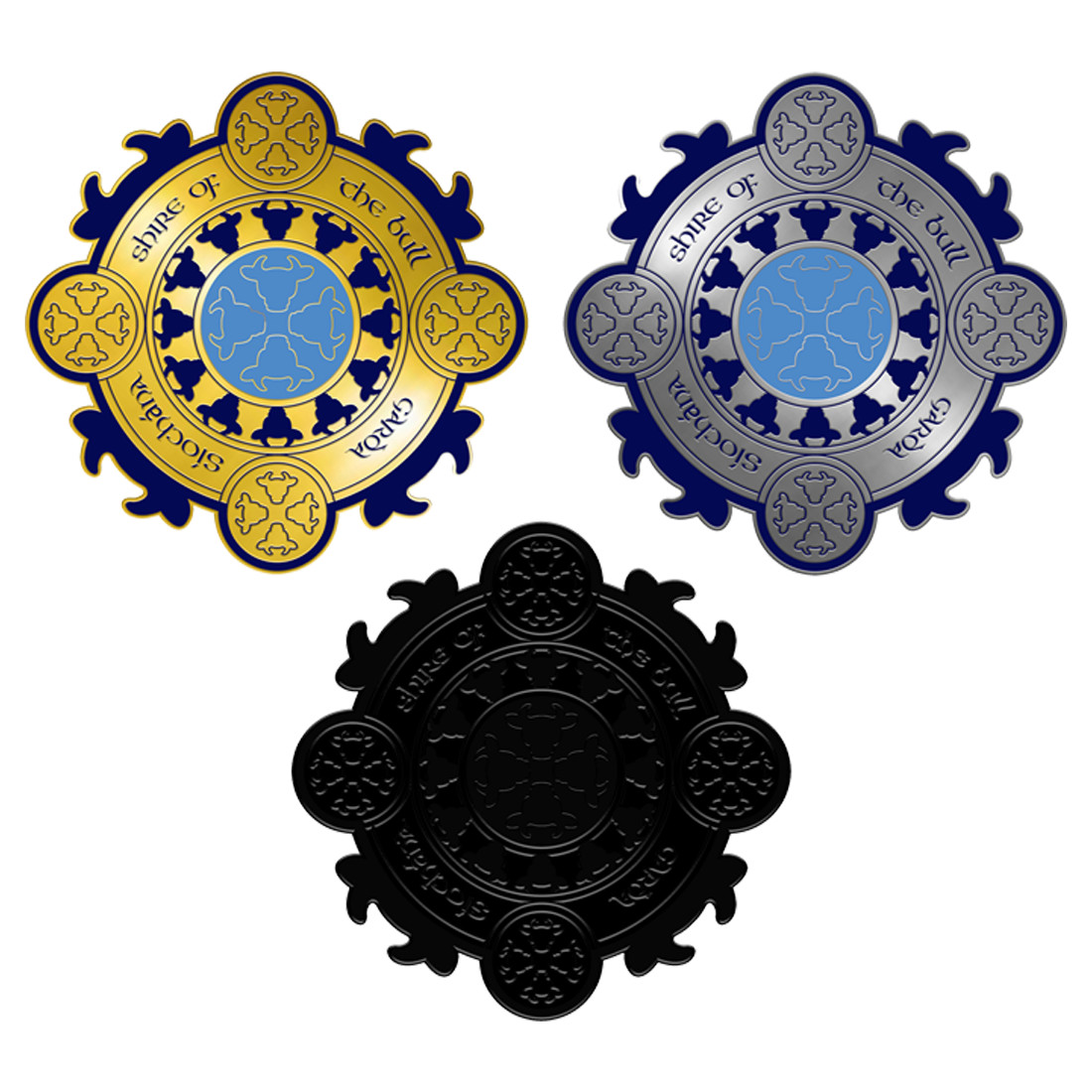'Garda Bullshire' Pin Badge Triple Pack