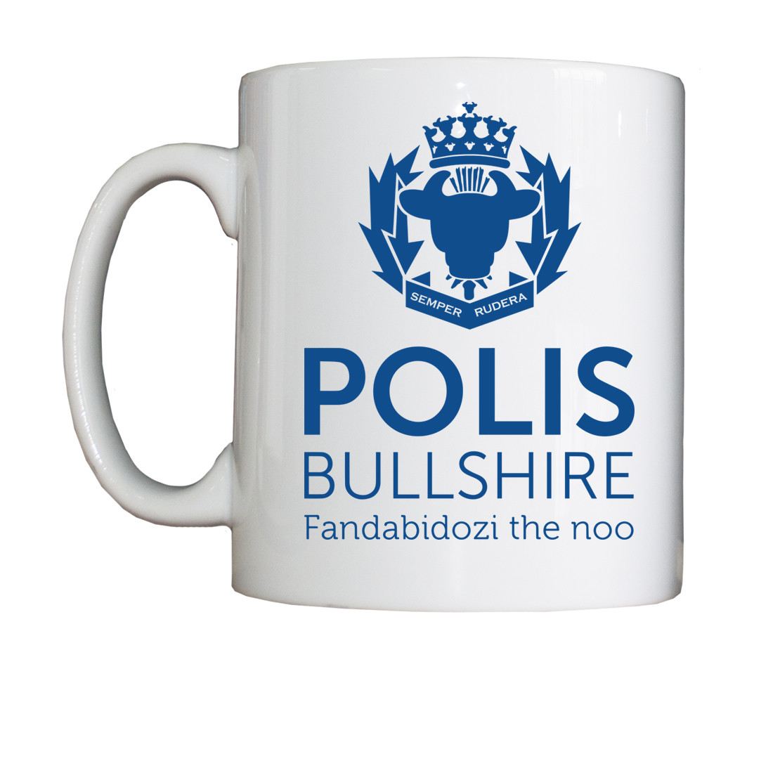 Personalised 'Polis Bullshire' Drinking Vessel (Mug)
