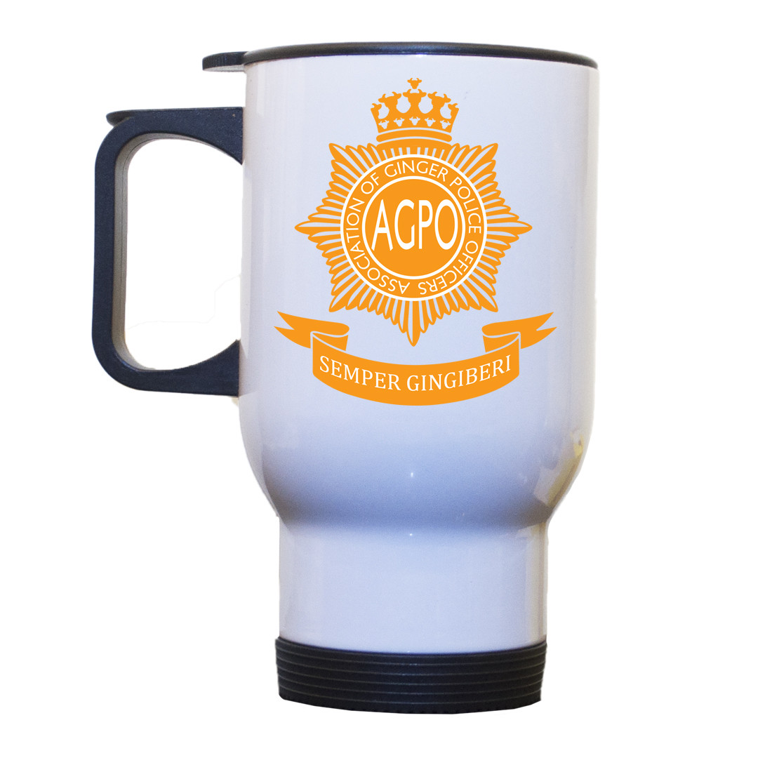 Personalised 'Ginger Police' Drinking Vessel (Travel Mug)