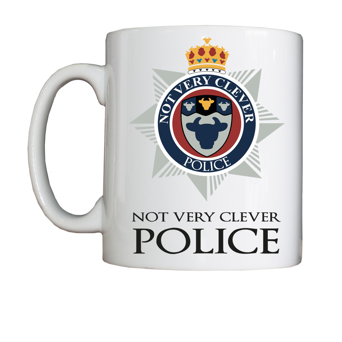 Personalised 'Not Very Clever' Drinking Vessel (Mug)