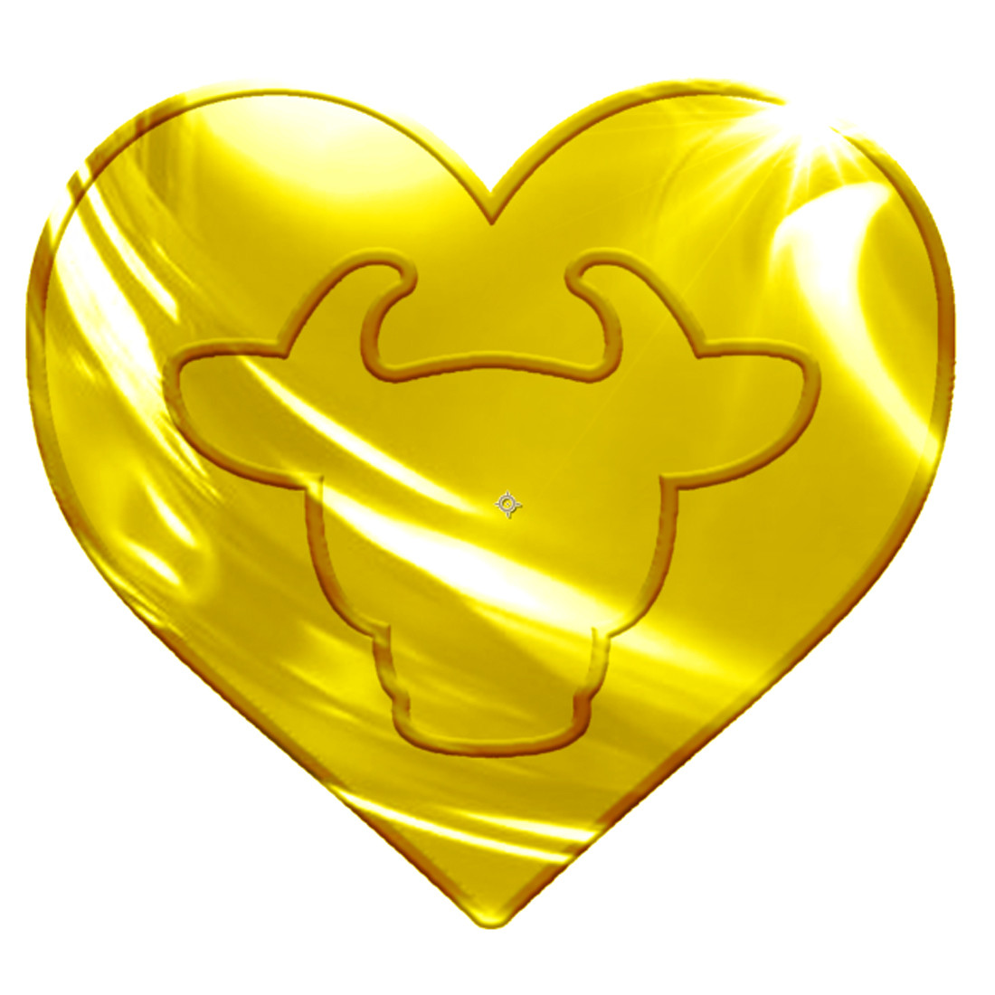 Real Gold Plated BSPD Heart Pin Badge