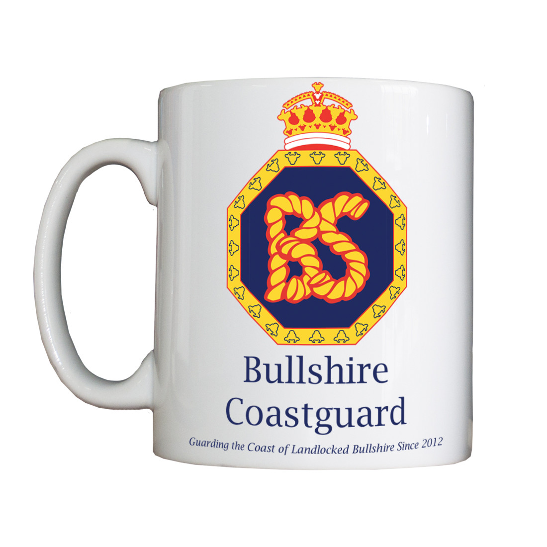 Personalised 'Bullshire Coastguard' Drinking Vessel
