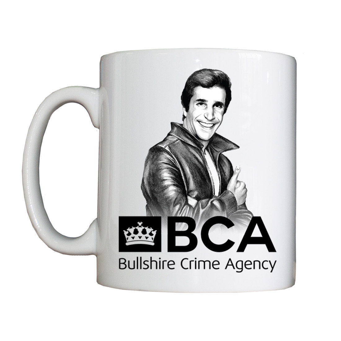 Personalised 'Bullshire Crime Agency' Drinking Vessel (Mug)