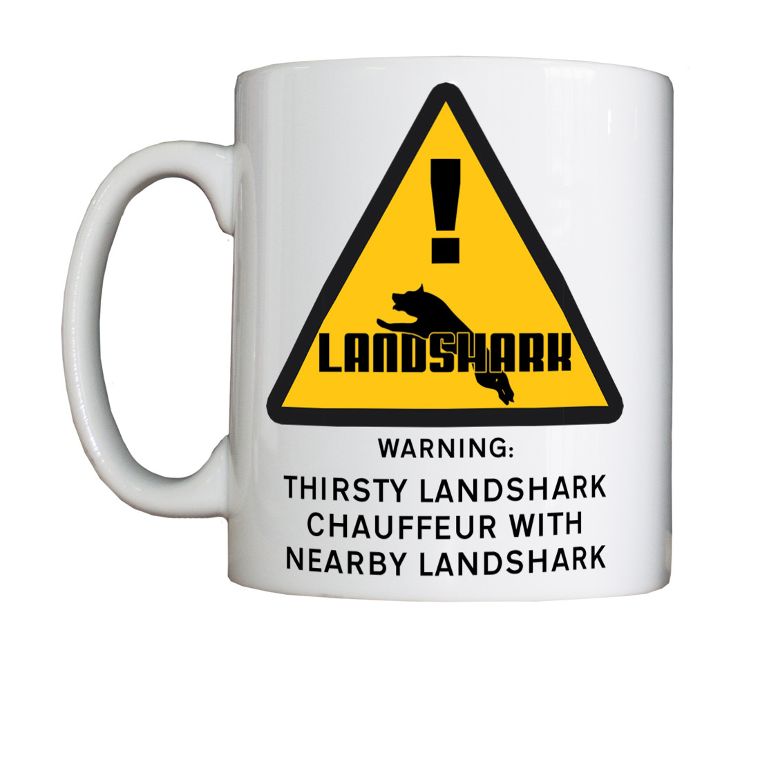 Personalised 'Landshark' Drinking Vessel (Mug OR Travel Mug)