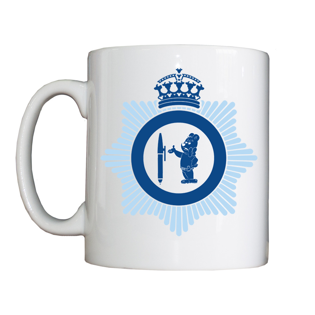 Personalised 'Workshyhere' Drinking Vessel (Mug)