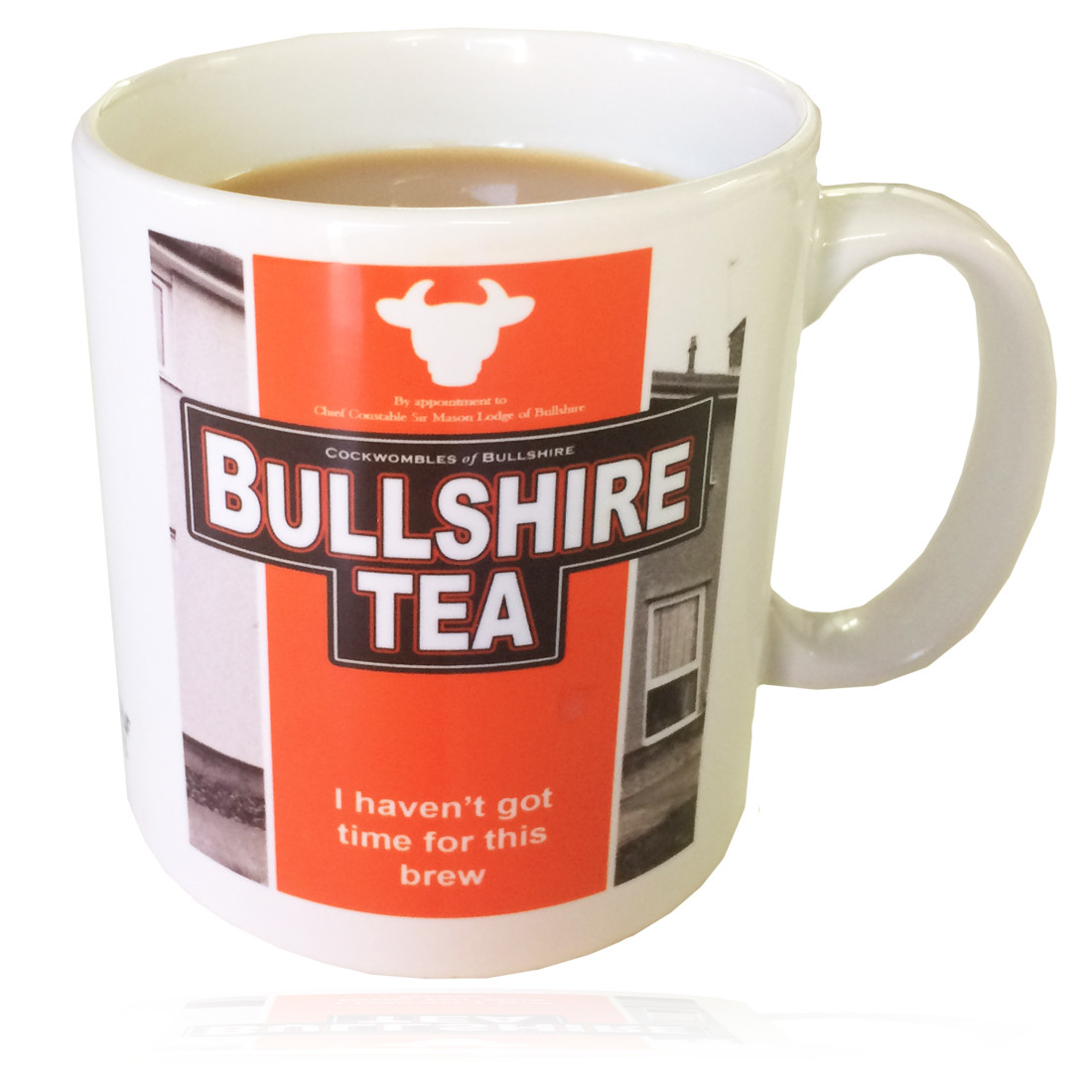 Personalised 'Bullshire Tea' Drinking Vessel (Mug)