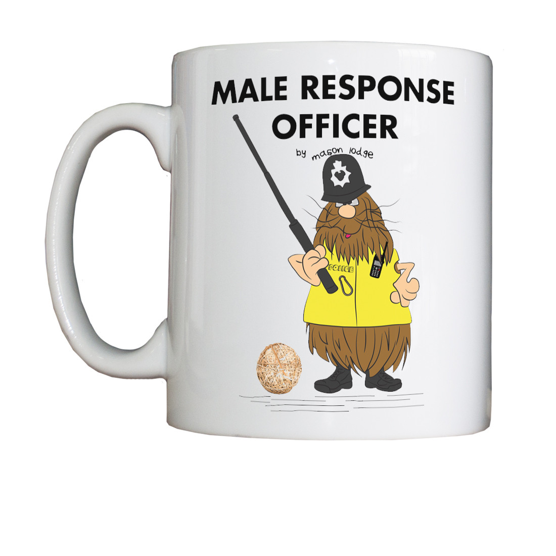 Personalised 'Male Response Officer' Drinking Vessel (Mug)