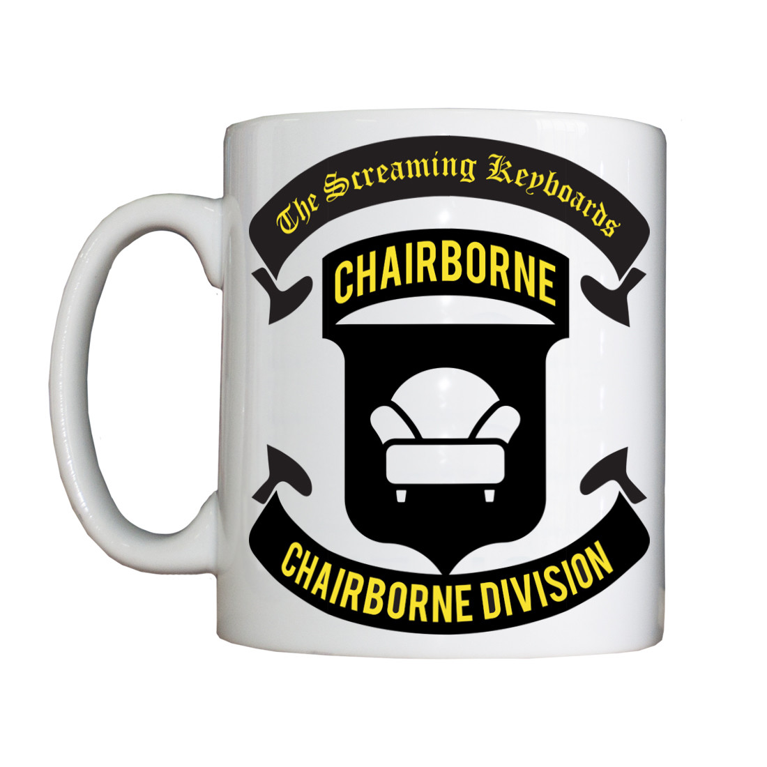 Personalised 'Chairborne Division' Drinking Vessel