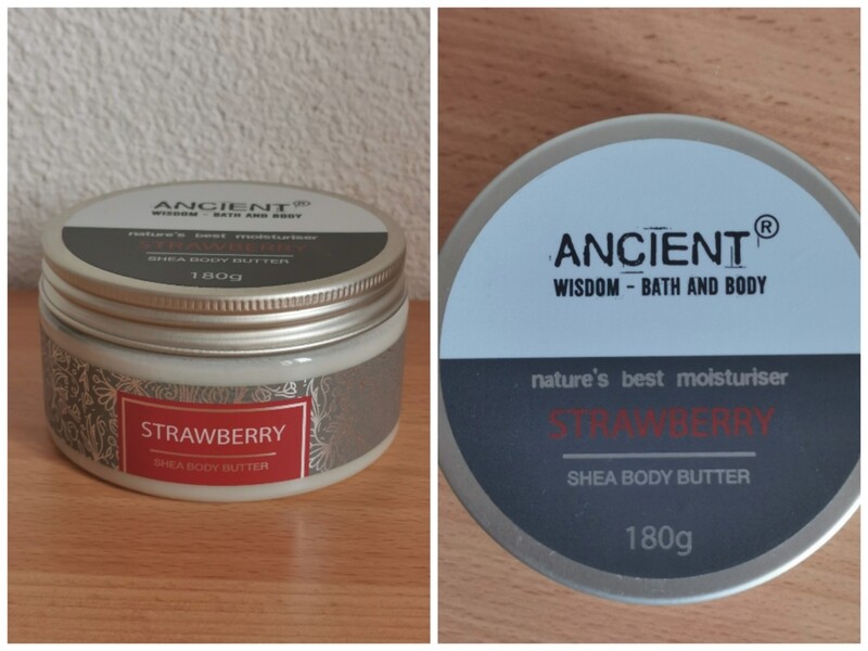 Duftende Shea-Körperbutter - Erdbeere