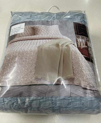 Steppdecke aus 100% Baumwolle - Farbe 1
